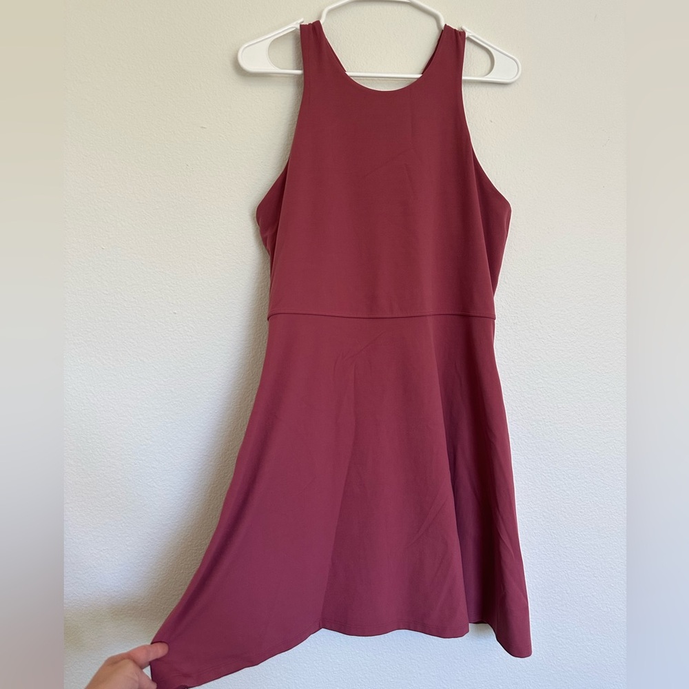 Athleta Berry Mini Dress with POCKETS, tennis, XL - Picture 6 of 10